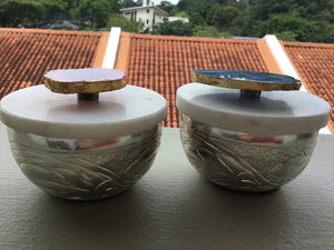 Marble Agate Jar by Shiva Designs Bespoke