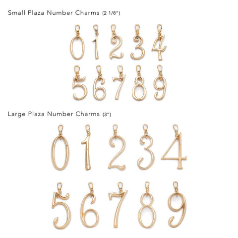 Plaza Large Numbers by LuLu Frost