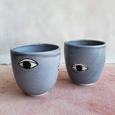 Demetria Chappo Ceramics Many Eyes Cups