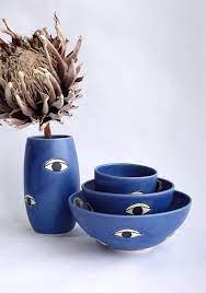 Demetria Chappo Ceramics Many Eyes Bowls